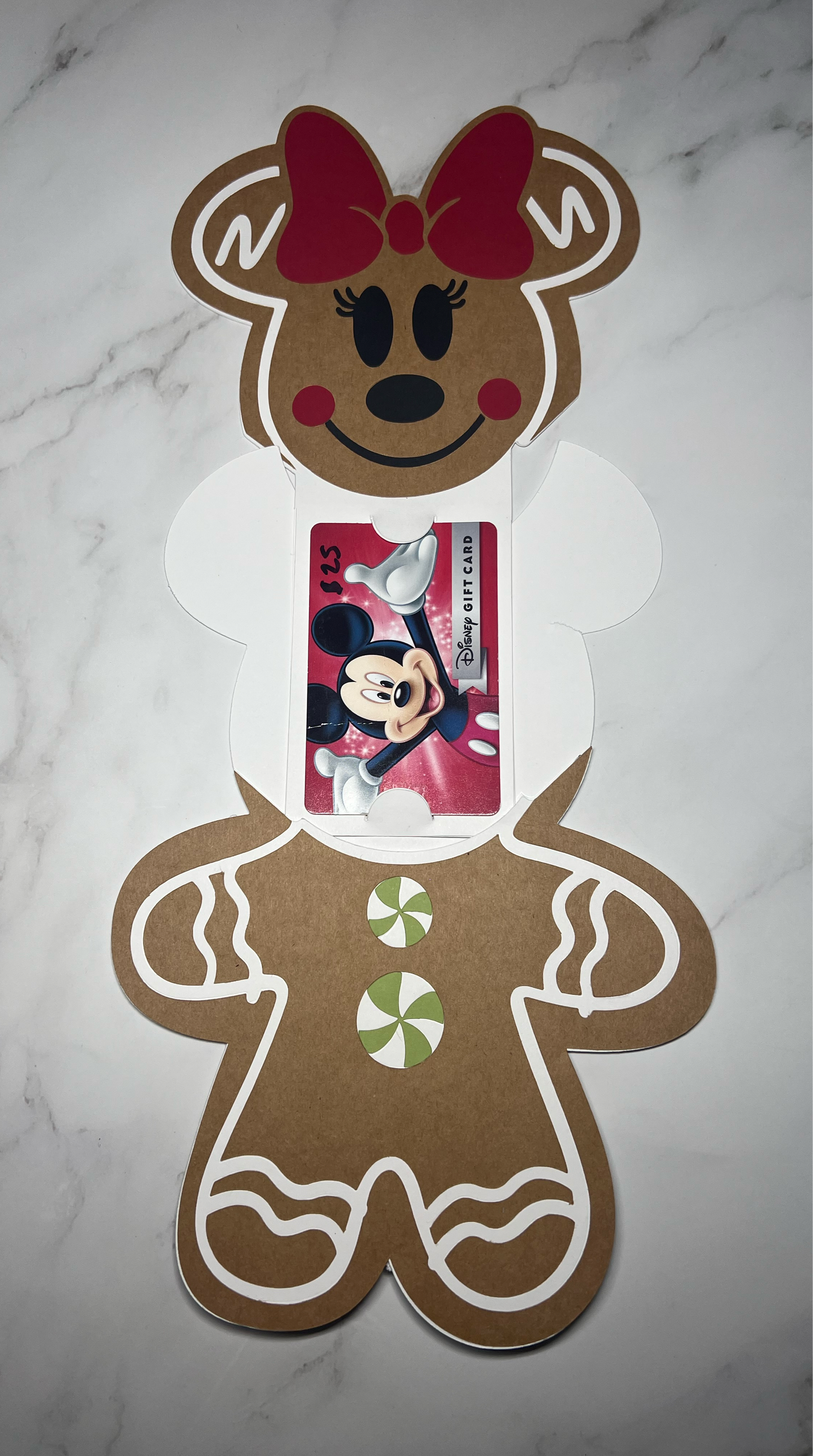 Minnie gingerbread money/card holderš¤