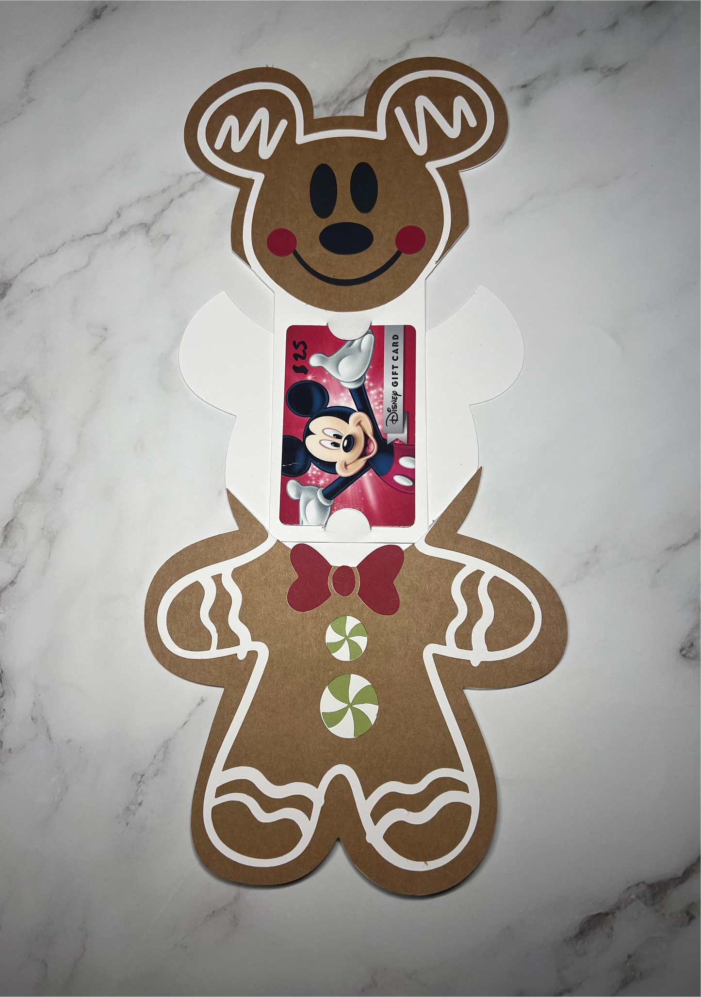 Mickey gingerbread money/card holderš¤