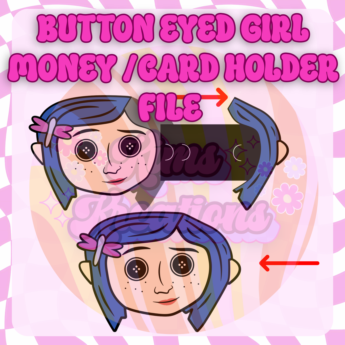 DIGITAL Button eyed girl
