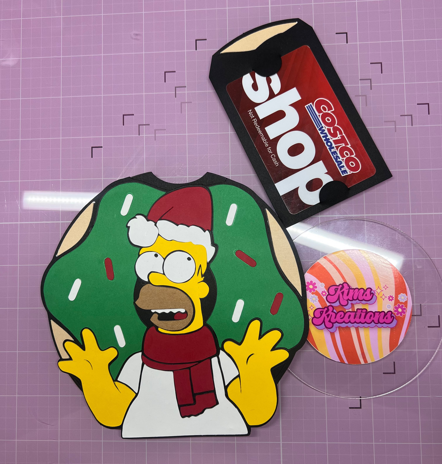 Xmas Homer Money/Card Holder