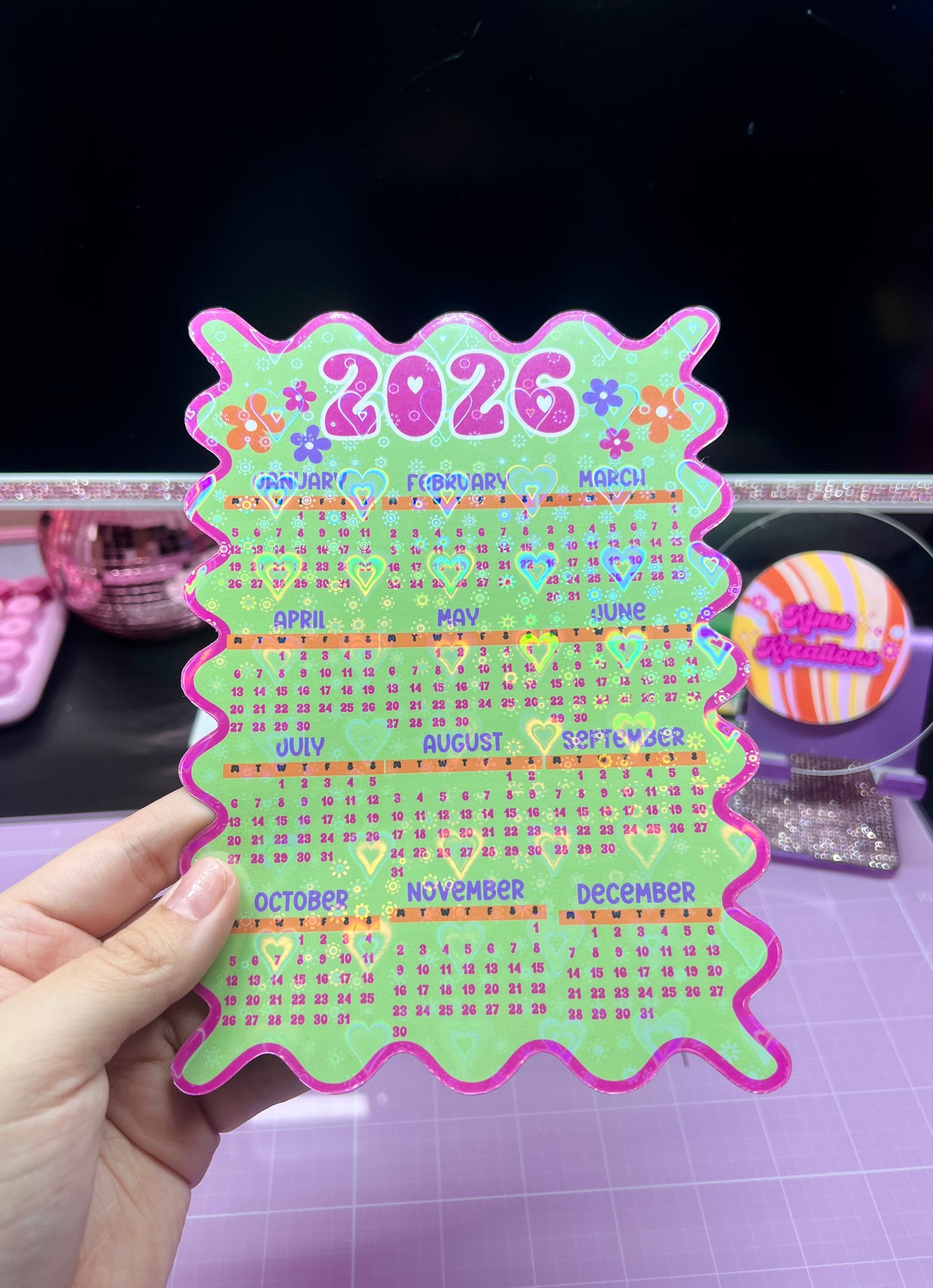 2026 Magnetic Calendar