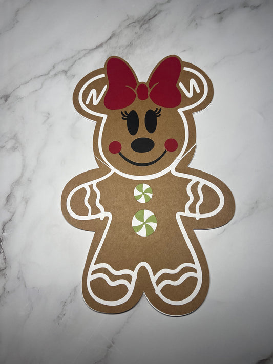 Minnie gingerbread money/card holder🤎