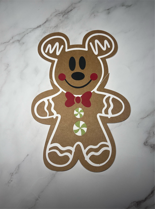 Mickey gingerbread money/card holder🤎