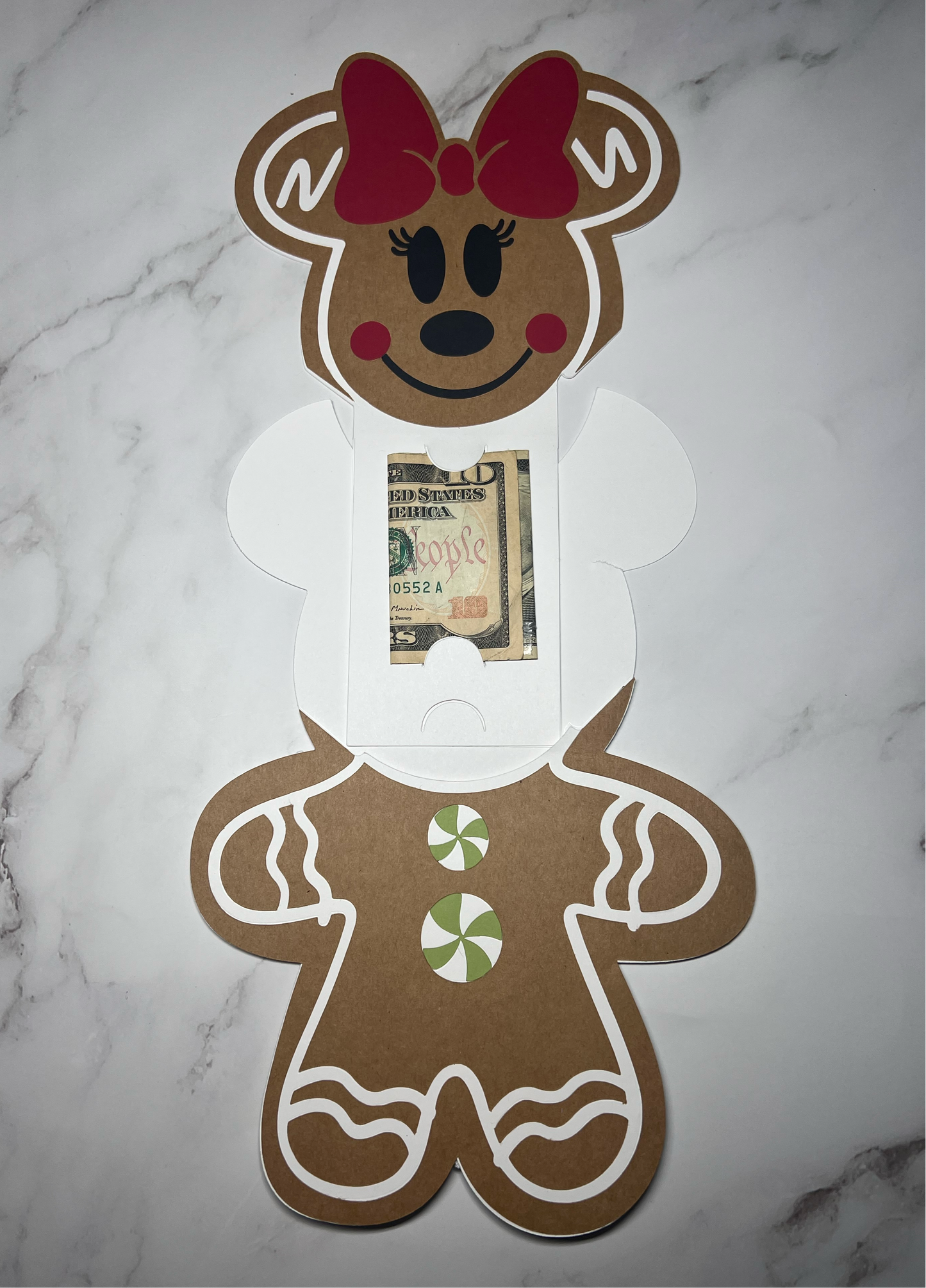 Minnie gingerbread money/card holder🤎