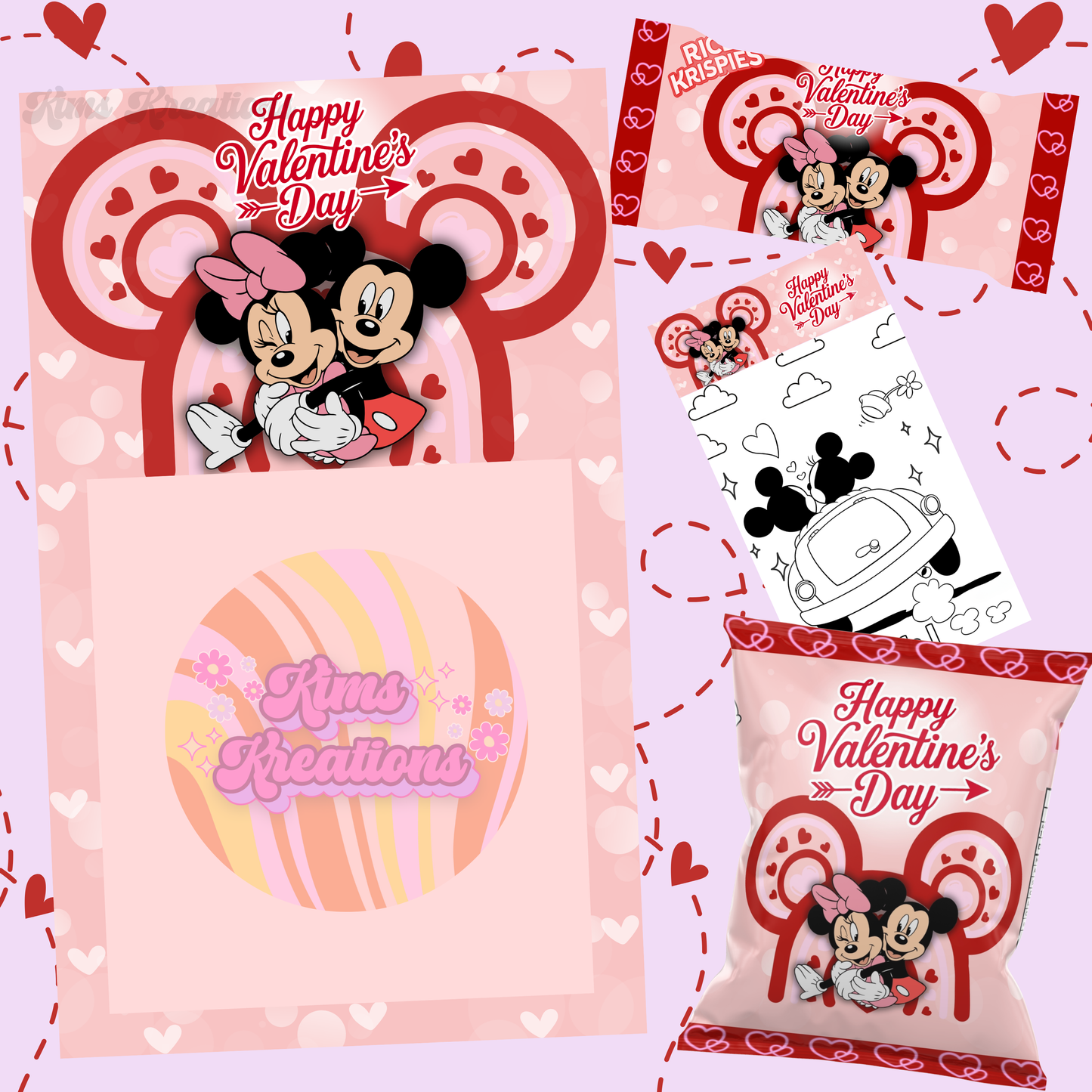 Mouse Jumbo Card Template