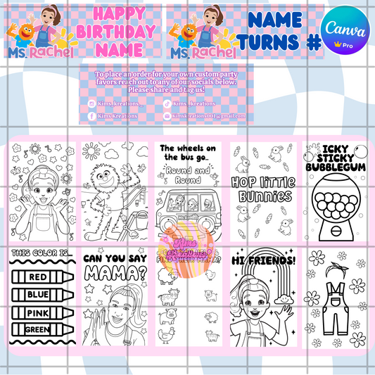 Ms Rachel coloring file