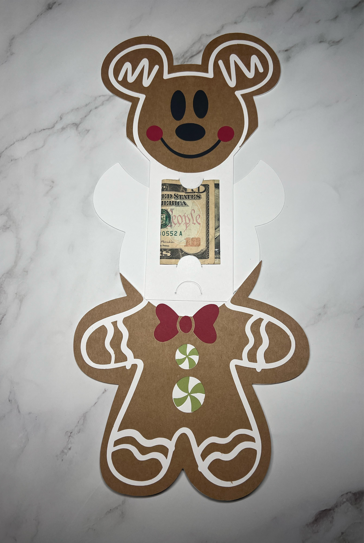 Mickey gingerbread money/card holder🤎