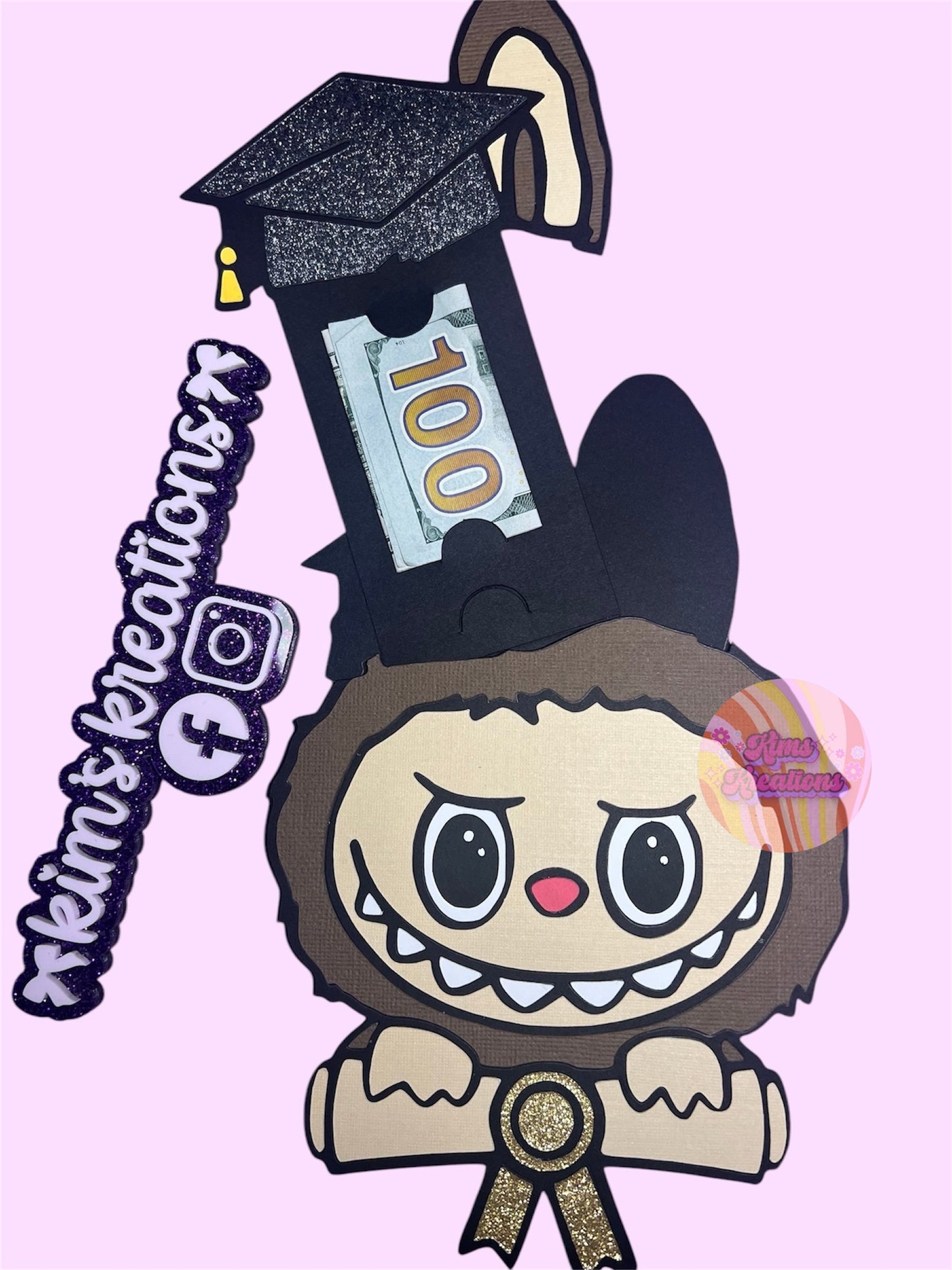 Labubu money / card holder🤍