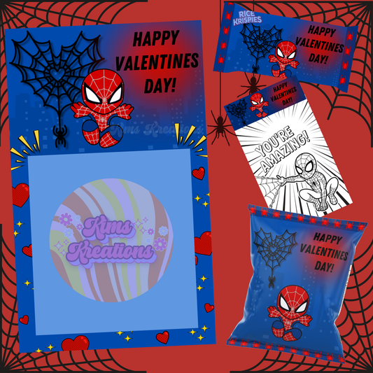 Spidey Jumbo Card Template