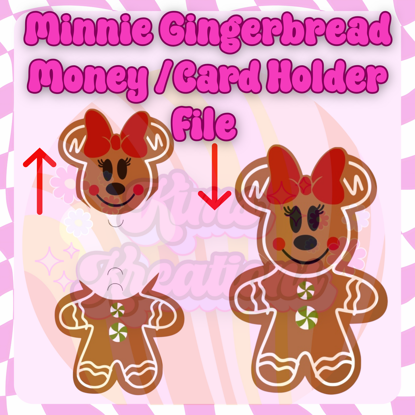 DIGITAL Minnie gingerbread