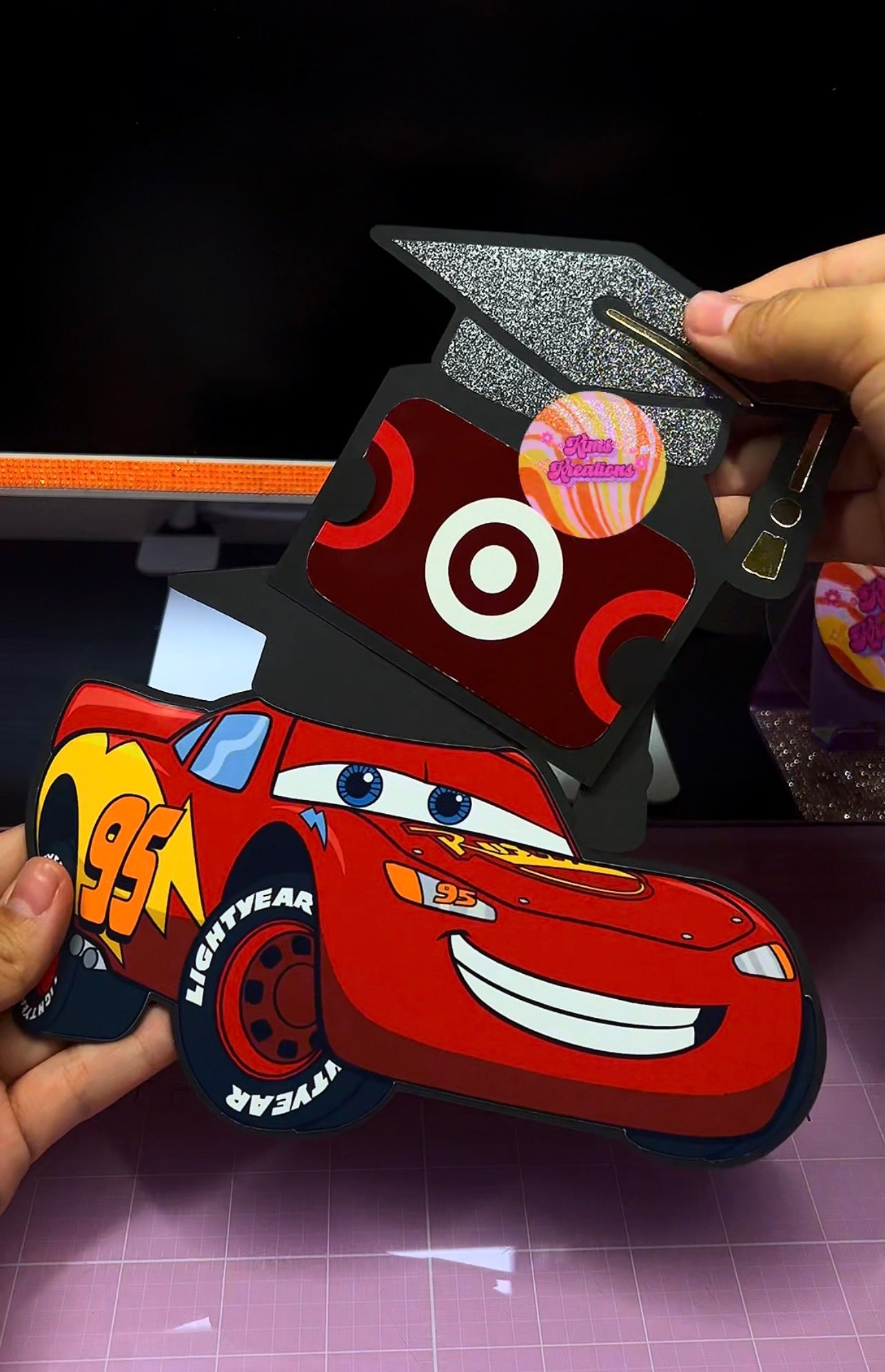 Lightning Car Money/card holder