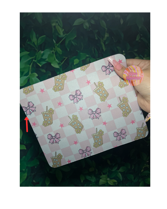 Coffee n bows Mouse Pad