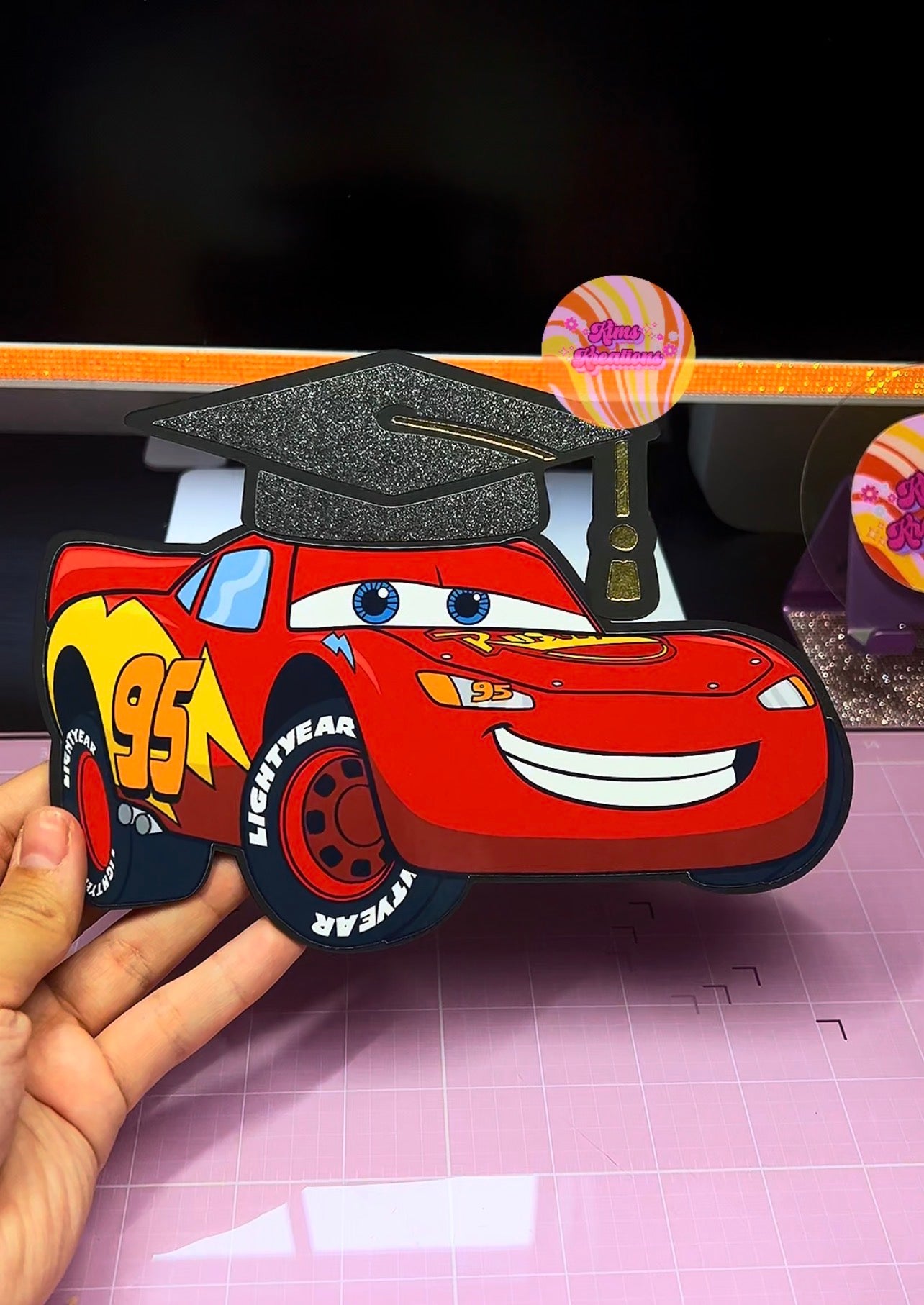 Lightning Car Money/card holder