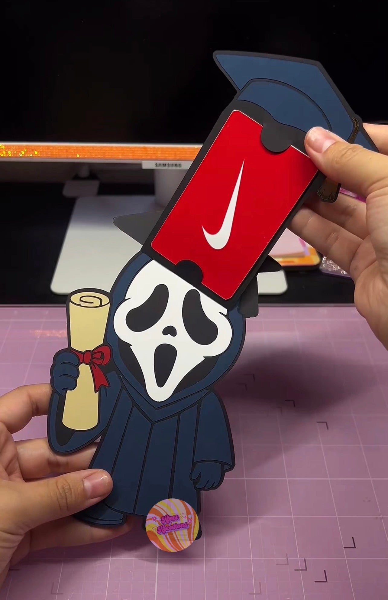Grad Ghost Face Money/Card holder