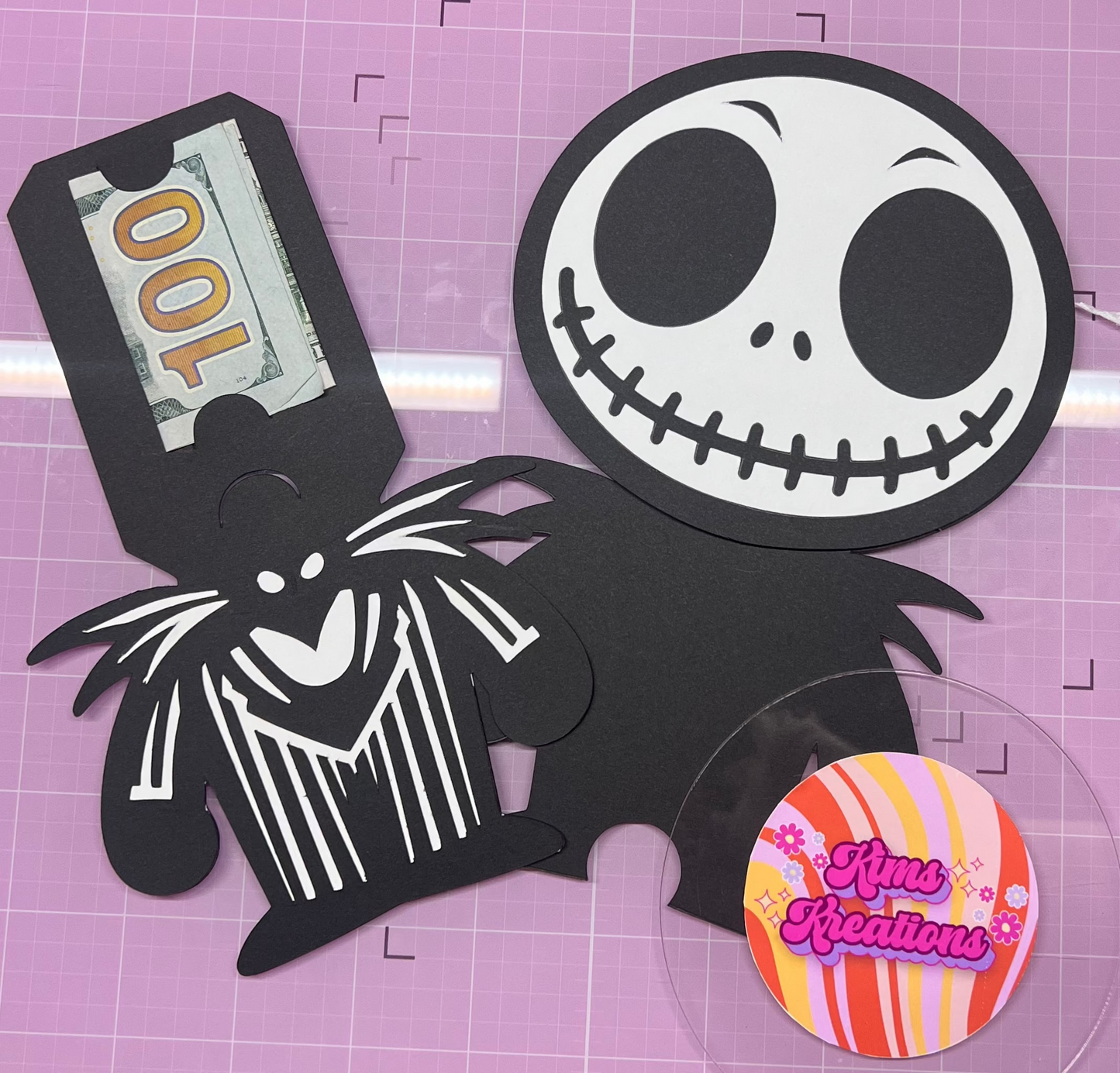 Nightmare before Christmas money/ card collection 🖤