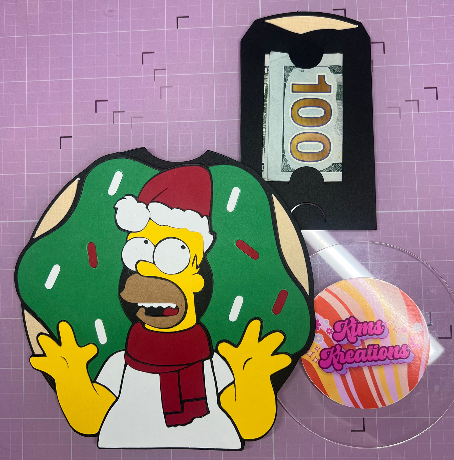 Xmas Homer Money/Card Holder