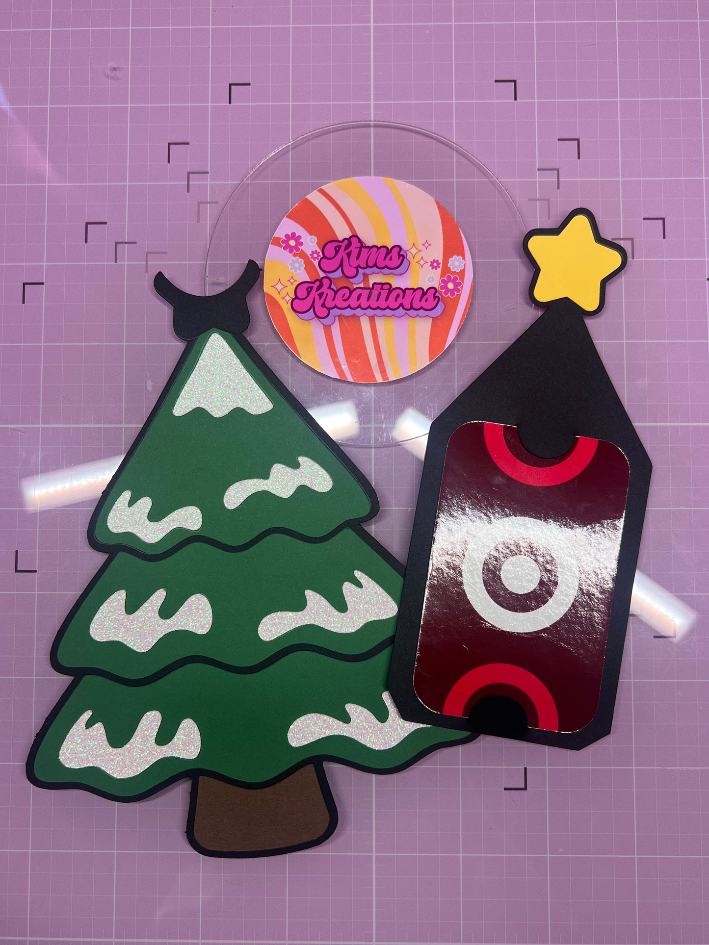 Xmas Tree Money/Card Holder