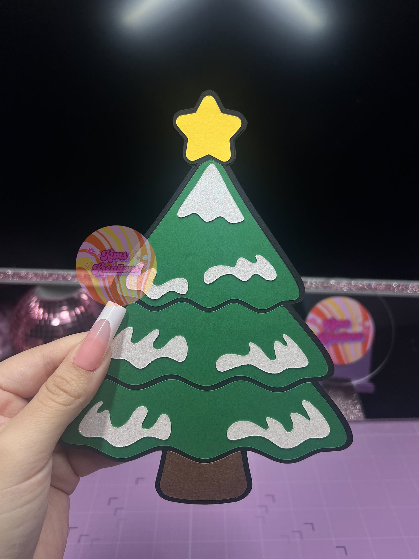 Xmas Tree Money/Card Holder