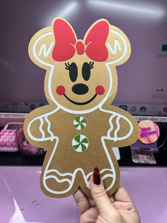 Minnie gingerbread money/card holder🤎