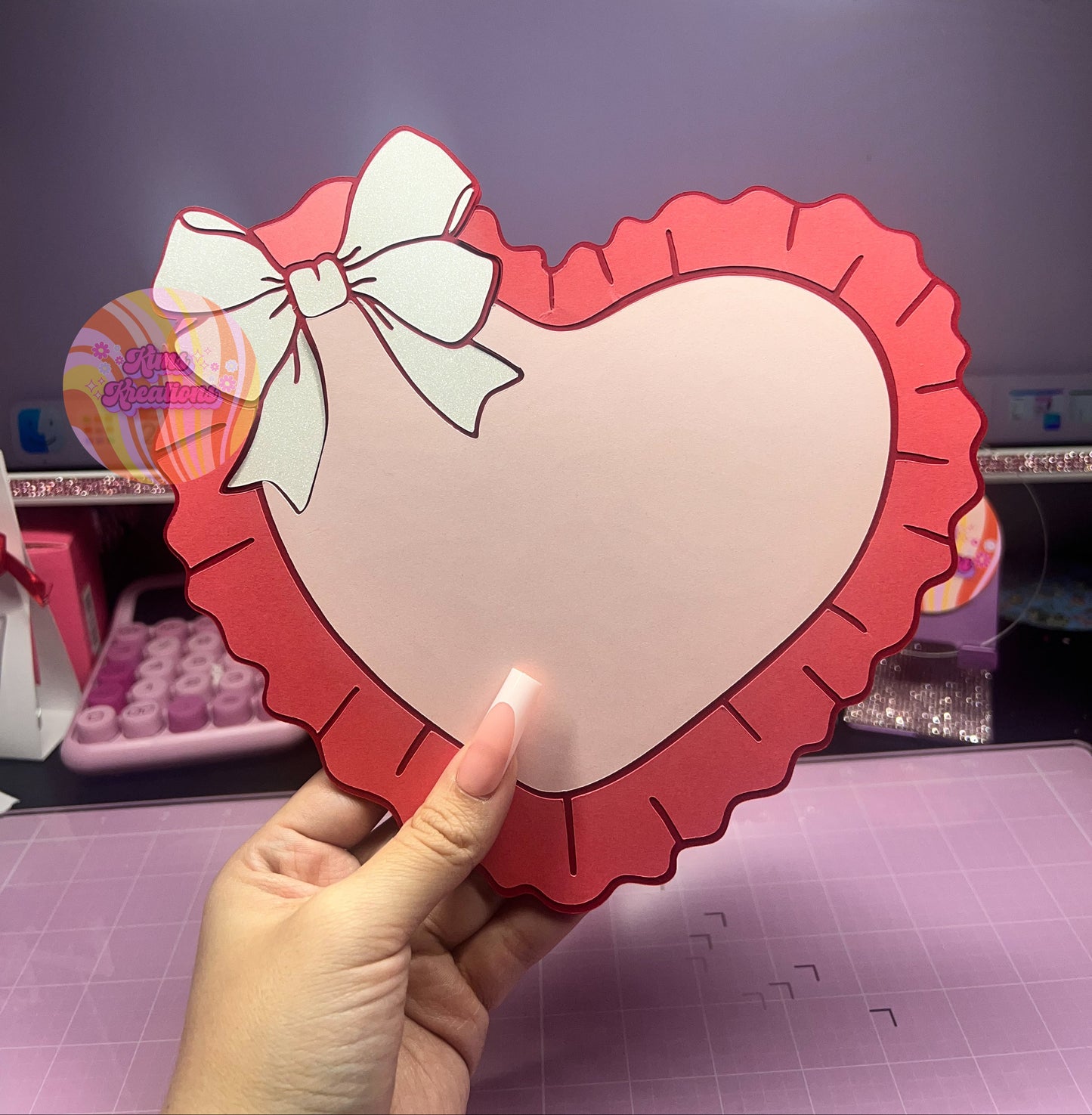 Coquette Heart Money/Card Holder