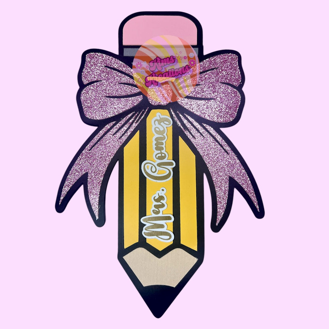 Cute pencil money/card holder