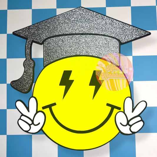 Smiley Grad Money/card holder