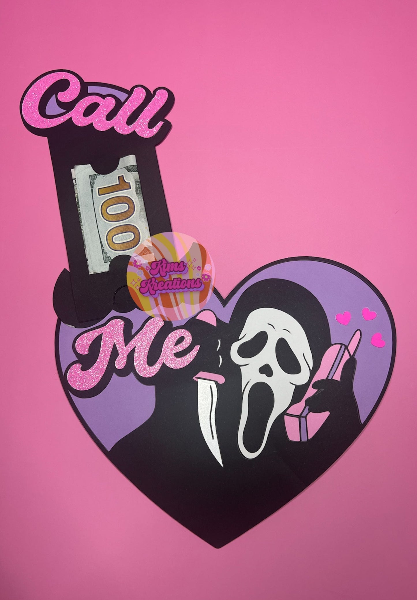 Scream Heart Money/Card Holder🔪🩸