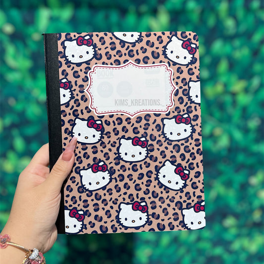 Cheetah Custom Composition Book