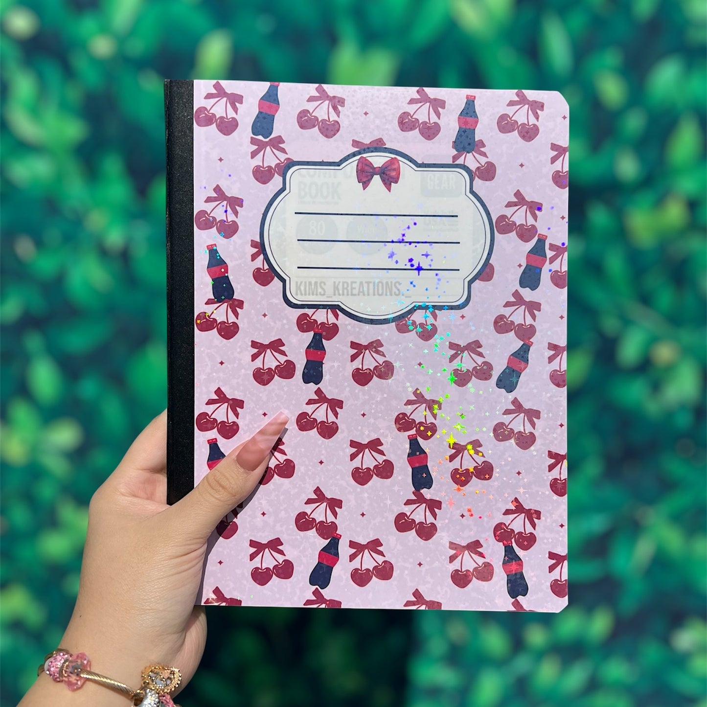 Cherry Cola Custom Composition Book