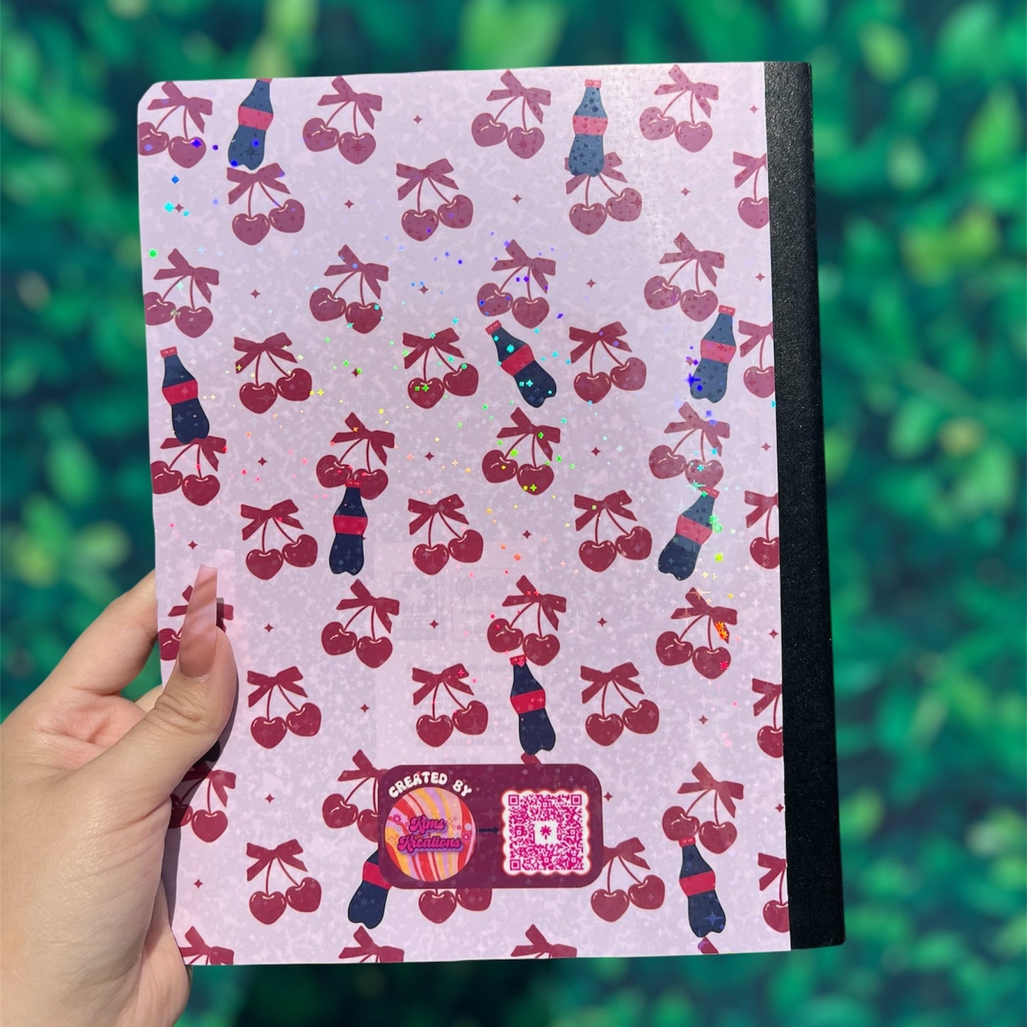 Cherry Cola Custom Composition Book