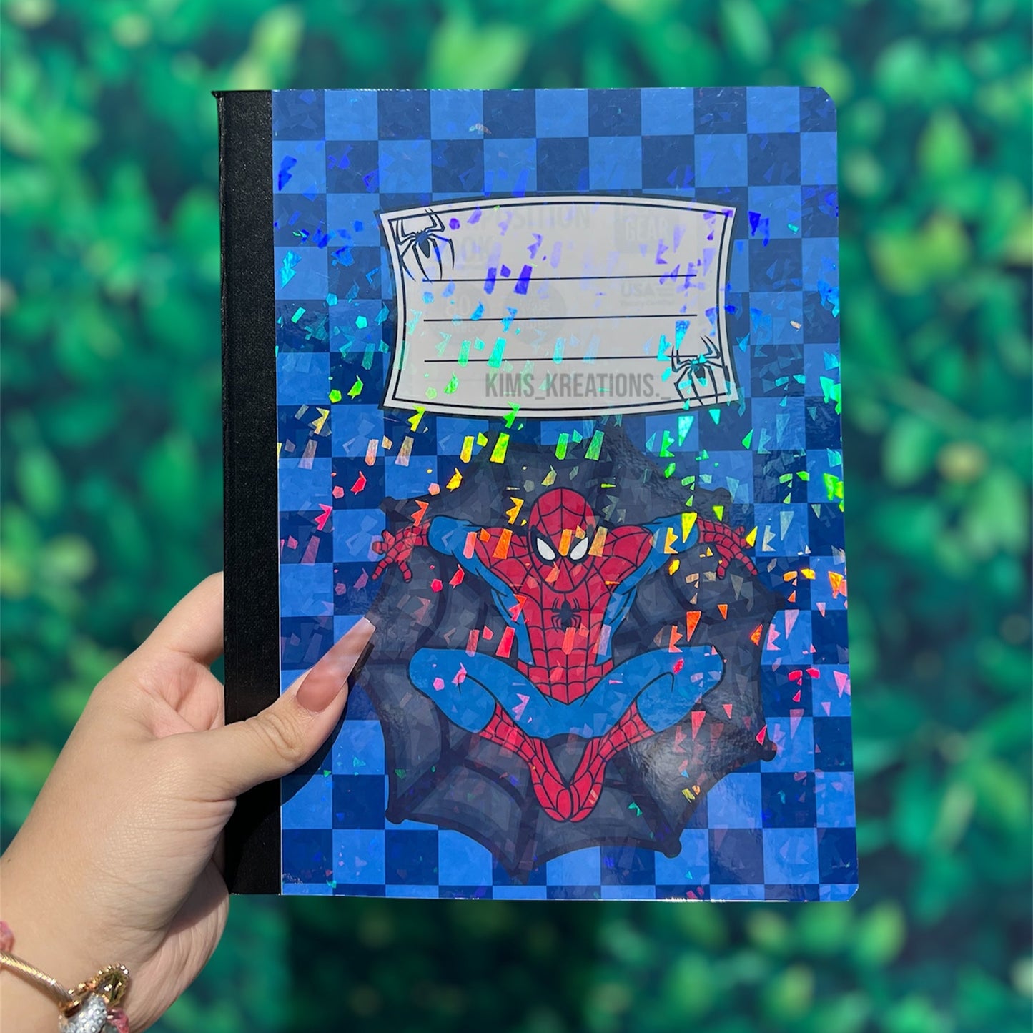 Spider custom Composition Book